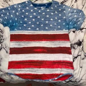 Evolution Flag tee
